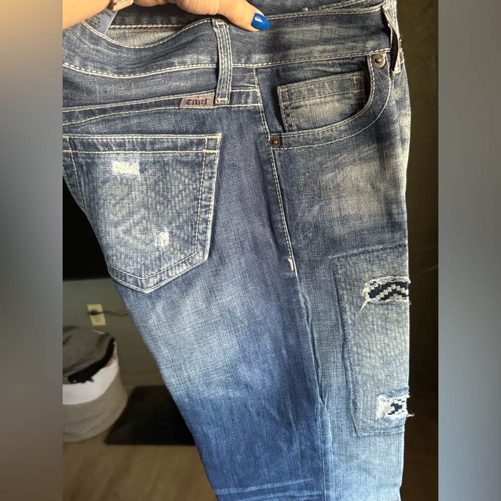 Women’s extra long, rodeo jeans